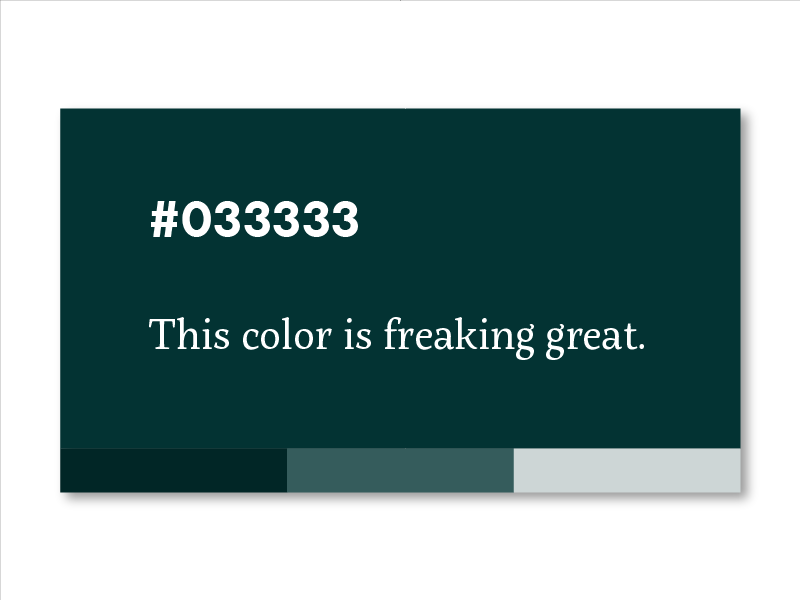 Type/Color Combos by Matthew Ulstad on Dribbble