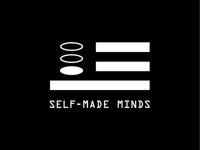 Self-Made Minds america branding bw democracy flag icon illustration logo mind politics voting web design