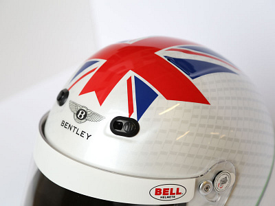 Bentley Race Helmet 3d auto bentley british car flag gt helmet illustration racing