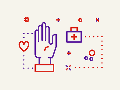 More Common Than advertising epilepsy hand illustration medical monoline purple red seizures webdesign