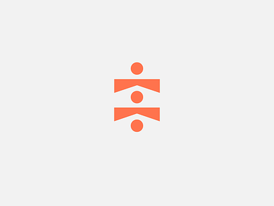 Stable logo branding geometric health icon identity logo spine vertebrae