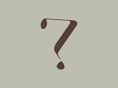 A Glyph A Day #1 a glyph a day agad characters design experimental font glyph march question question mark type type design typography