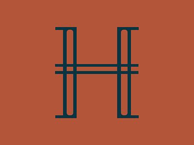 A Glyph A Day #4 a glyph a day agad characters design experimental font glyph h march type type design typography uppercase