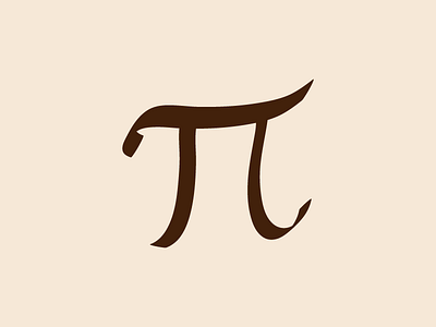 A Glyph A Day #14 3.14 a glyph a day agad calligraphy experimental glyph march pi pie project tablet type type design typography