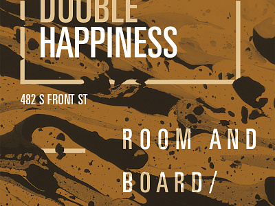 Double Happiness Poster columbus music painting poster