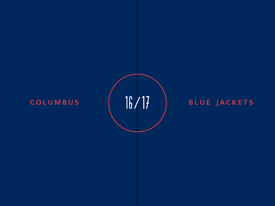 Blue Jackets 2016/17 Season blue jackets columbus data data visualization hockey infographics minimal nhl sports