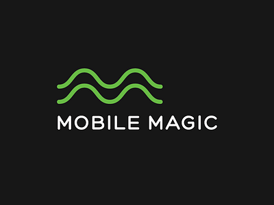 Mobile Magic Logo 2 logo m minimal mobile monogram monoweight