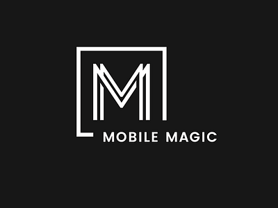 Mobile Magic Logo 3 logo m minimal mobile monogram monoweight