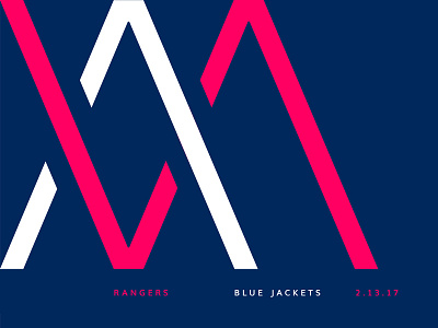 Blue Jackets Score: February 13, 2017 blue jackets columbus data data visualization hockey infographics minimal nhl score sports