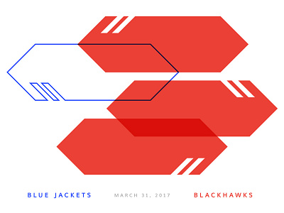 Blue Jackets Score: March 31, 2017 blue jackets columbus data data visualization hockey infographics minimal nhl score sports