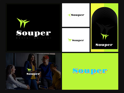 Souper - Branding brand branding brandmark identity logo media platform social social media symbol