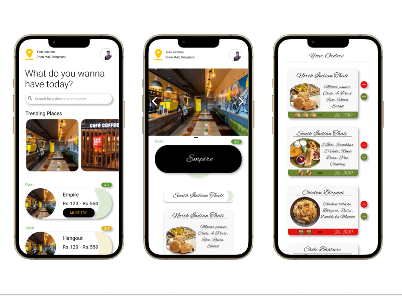 Food Ordering App by Yuvraj Kushwaha on Dribbble