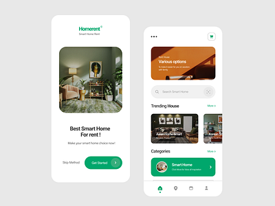 Home Rent -UI/UX Mobile App