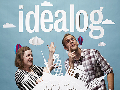 idealog - cardboard cover shoot