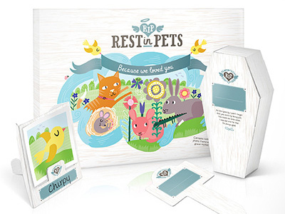 Rest In Pets - biodegradable pet caskets