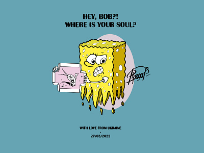 SPANCH BOB SOUL 2d adobe adobe illustrator art artwork design drawing graphic design illustration logo logotypes painting vector