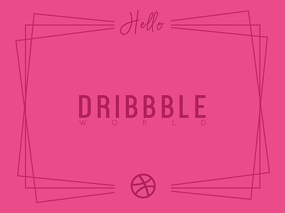 Hello, Dribbble! hello hello dribbble