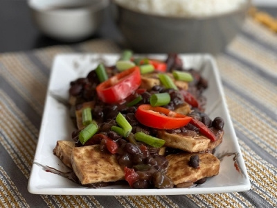 Get the Quick and Healthy Meal Tofu in Black Bean Sauce