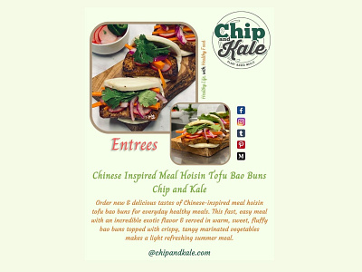 Chip and Kale - Chinese Inspired Meal Hoisin Tofu Bao Buns chipandkale deliverypittsburgh pittsburghfooddeliveryservices plantbasedmealkits vegancookingkit vegetarianmeal