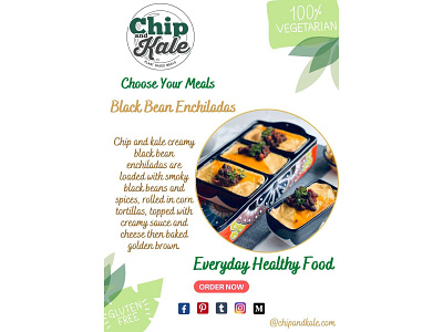 Mexican Plant-Based Black Bean Enchiladas | Chip and Kale chip and kale delivery pittsburgh gluten free foods healthy vegetarian meals organic meal delivery vegan food kits vegan restaurants pittsburgh vegetarian meal