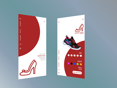 Shoe Store Mobile App ui ui app