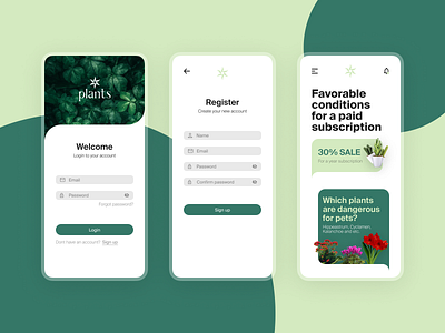 Mobile app for plant care