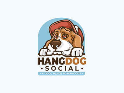 Hangdog Social app branding design dog esport graphic design hangdog social illustration logo ui ux vector