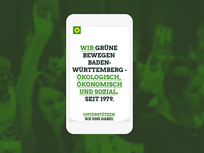 german party mobile website