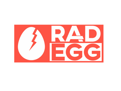 Radegg Logo a logo design app branding design flat icon identity illustration lettering logo minimal type vector web website