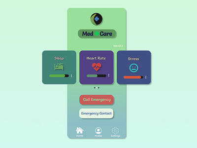 The med care app app design graphic design ui ux