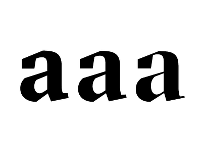 a: GT Sectra Bold, GT Sectra Fine Bold, GT Sectra Display Bold bold font glyph letter serif type typeface