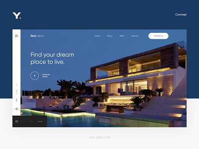 Real Estate Website design