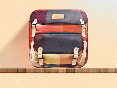 Backpack icon icon