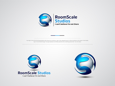 3D Visual Company Logo 3d business colorful