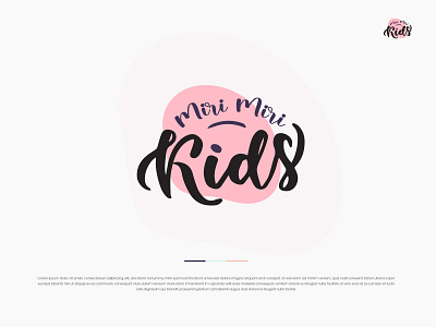 Kids Logo business clean colo colorful kids