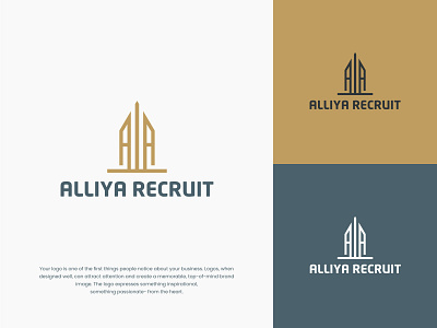Alliya Recruit Logo business