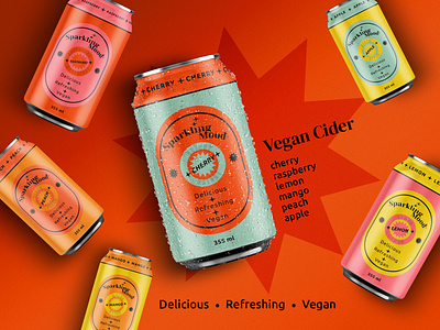 Vegan cider packaging desing