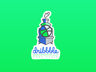 Sticker of Dribbbletrain