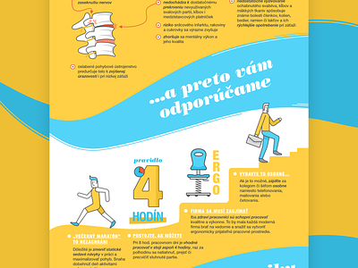 Infographic - Health and workplace graphic design illustrations infographic
