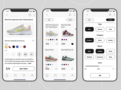 Sneakers Shop App Concept