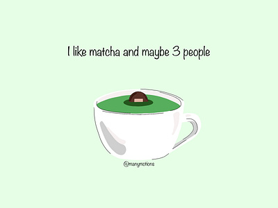 I like matcha and maybe 3 people