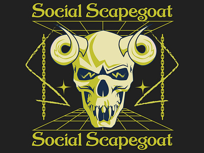 Social scapegoat 3d bestartwork branding desainfree graphic design logo streetwear