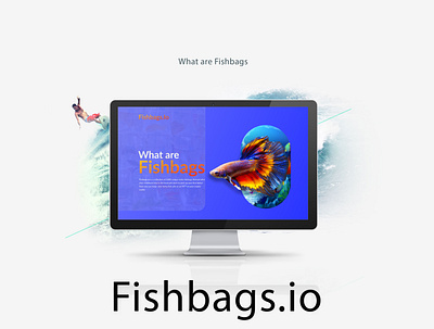 Fishbags landing page design graphic design illustration landing page ui web web designing