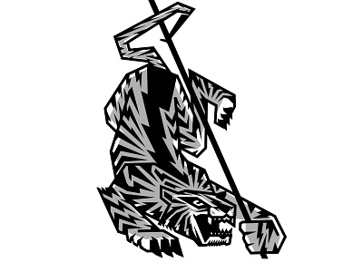 WIP - Tiger Lightning illustration tiger
