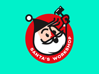 Santa's Workshop illustrator santaclaus santas workshop