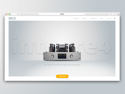 LAB12 Product Page Concept design grey light minimal product typography ui ux