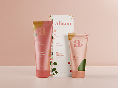 Alison Cosmetics Branding branding design feminine logo logocore minimal typography vector