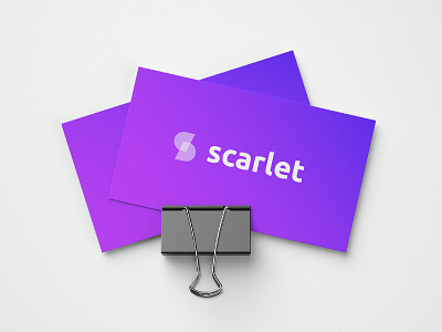 Scarlet - Visual effects studio branding design icon logo minimal typography vector