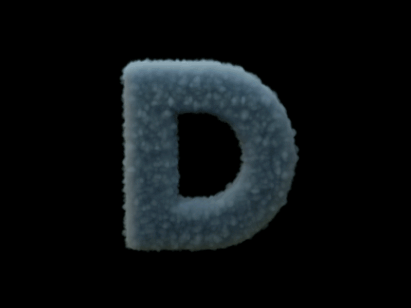 36 days of type D 3d c4d cinema4d d motion graphics type typography