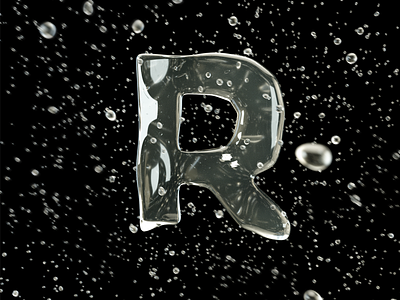 36 days of type R 3d c4d cinema4d motion graphics r type typography